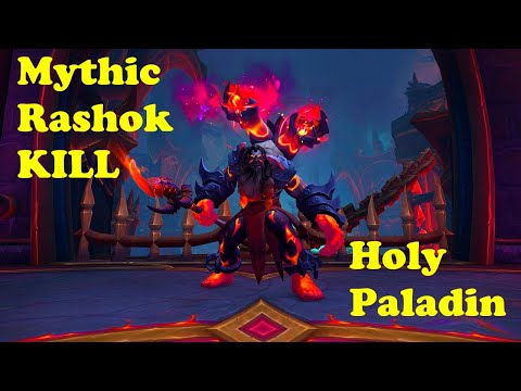 Mythic Rashok Kill WEEK ONE | Idiot | Holy Paladin PoV