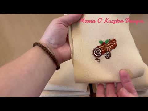 🎁 I Made a Cross Stitch Advent Calendar From Scratch (24 Tiny Bags!)