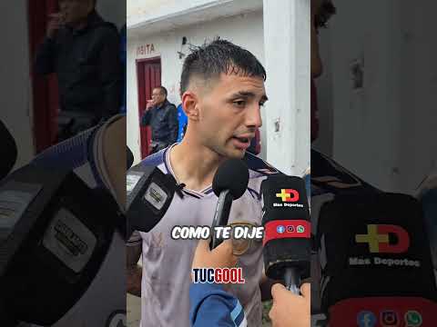 ▪️Bruno Medina, autor del primer gol de Tucumán Central, habló luego del partido.
