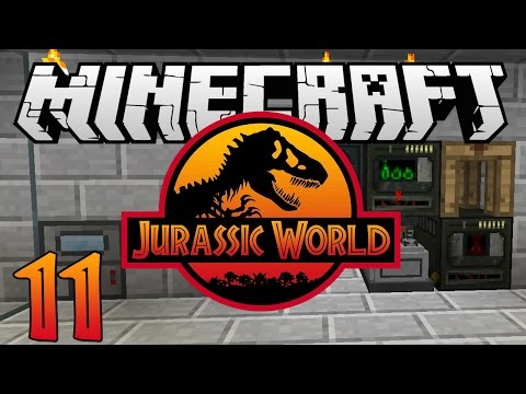 Minecraft: Jurassic World - Ep. 11 - "New Tech and Energy Cubes!" (Rexxit Modpack)