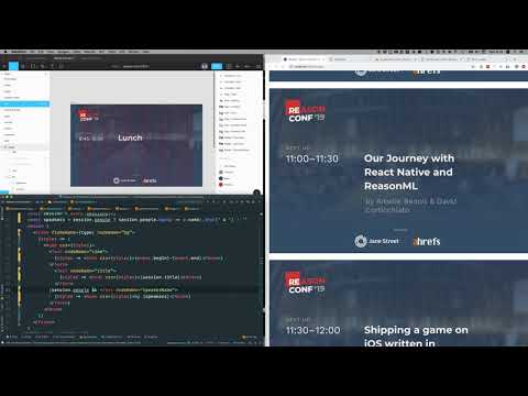 Generating ReasonConf design assets live from Figma using GraphQL & React