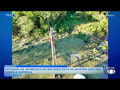 Tv Sucesso 2025 Povoado de aparecida do rio doce está 4 dias sem energia elétrica 