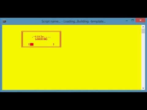 Windows Batch Loading Template