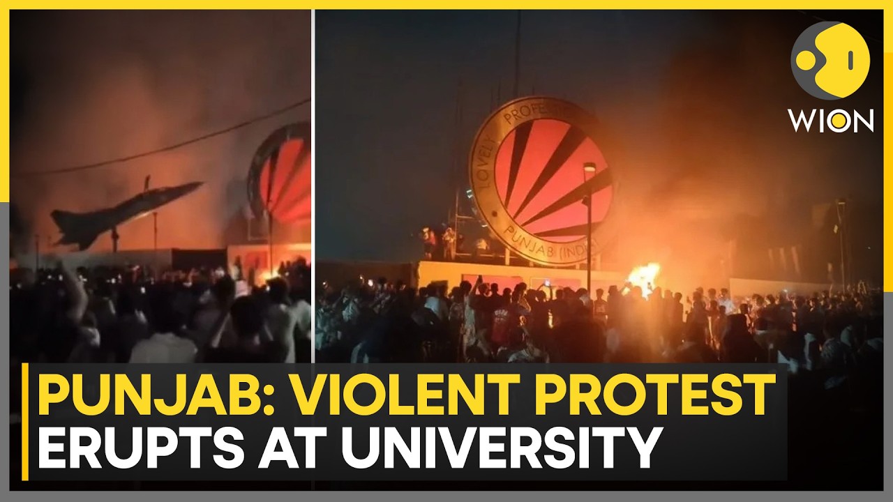 Violent Protests Erupt at LPU Over Unverified 'Rape' Report, Campus Set Ablaze | WION
