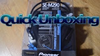 Video thumbnail for Pioneer SE-M290 Headphones Quick Unboxing by BearDemo