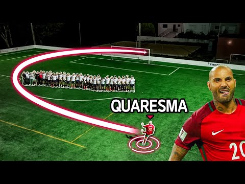 QUARESMA’S TRIVELA VS WORLD’S LONGEST FREEKICK WALL
