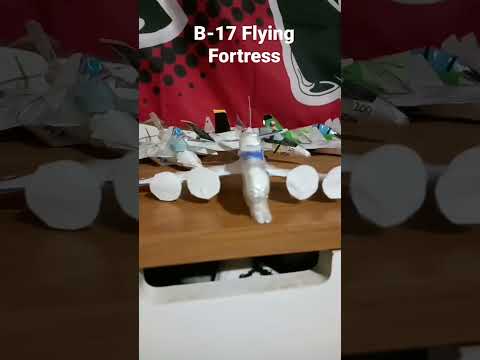 B-17 paper model #usaf #ww2 #bomber #papermodels