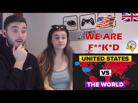 British Couple Reacts to The United States (USA) vs The World - Who Would Win? Military Comparison
