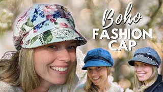 Learn how to make a Fabulous Stylish Boho Fashion Cap Tutorial