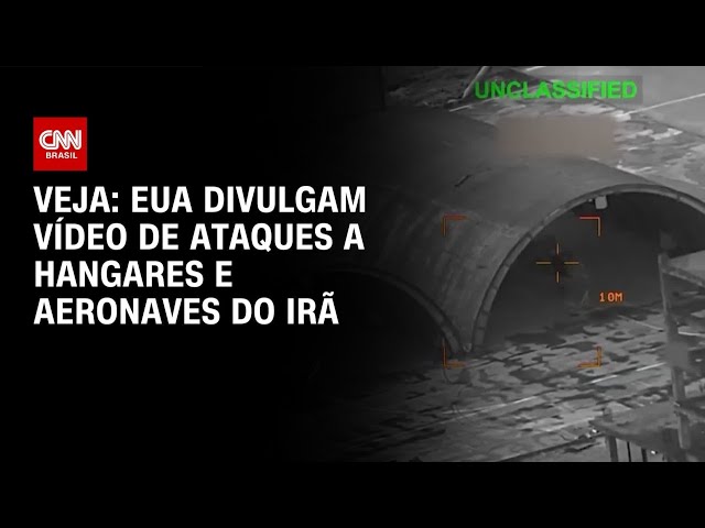 Guerra no Oriente Médio: Estados Unidos divulgam vídeo de ataques a hangares e aeronaves do Irã | CN