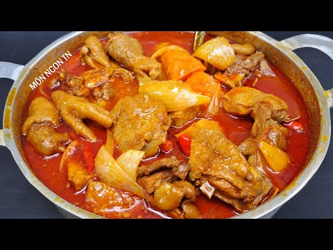 Cách nấu Cà Ri Gà béo ngon thịt ngọt mềm thơm với các gia vị đơn giản