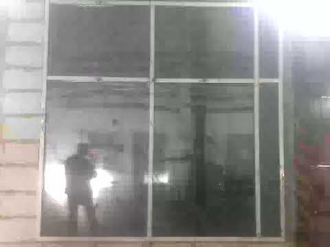 Glazing test SF30: fire-resistant 10mm blocks, EI30 class