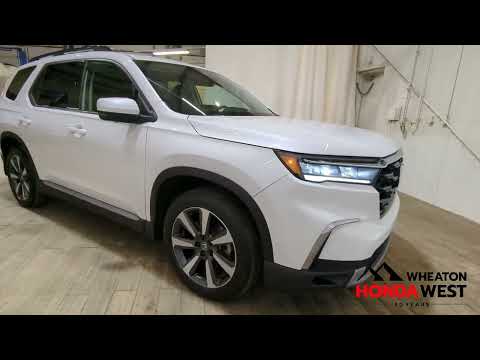 2024 Honda Pilot Touring AWD in White for sale at Wheaton Honda West in Calgary, AB