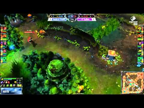 NaJin White Shield vs KT Rolster Bullets - Game 5 - OGN  Champions Spring 2014 QuarterFinals