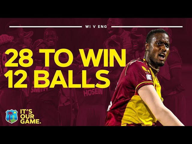 🔥 UNBELIEVABLE ENDING IN FULL | 28 Runs To Win From 12 Balls | West Indies v England