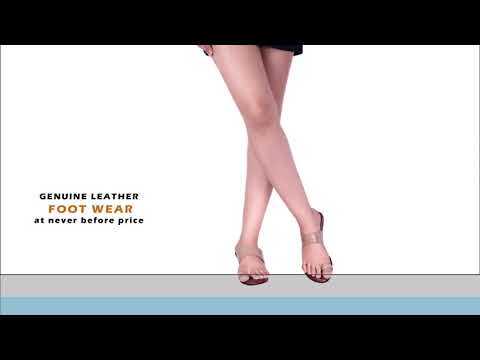 Hideshine genuine leather heels sandal for women's (beige)hs...