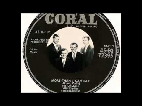 The Crickets - More Than I Can Say  (1960)