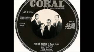 The Crickets - More Than I Can Say  (1960)