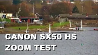preview picture of video 'Canon SX50 HS Zoom Test Sunday Boating On Bartley Green Reservoir'