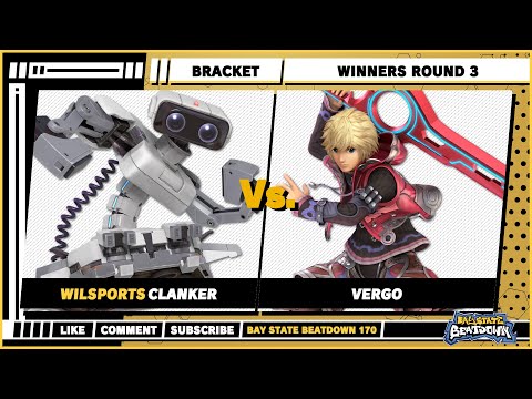 Bay State Beatdown 170 - Clanker (ROB) VS Vergo (Shulk) - Super Smash Bros. Ultimate - SSBU Singles