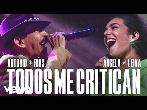 Video thumbnail for Todos Me Critican (En Vivo)
