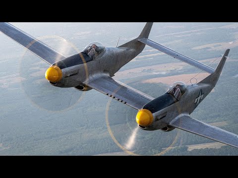 Two Fighters Bolted Together - North American F-82 Twin Mustang