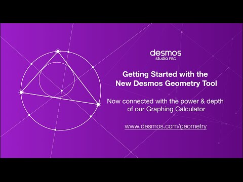 Getting Started with the New Desmos Geometry Tool