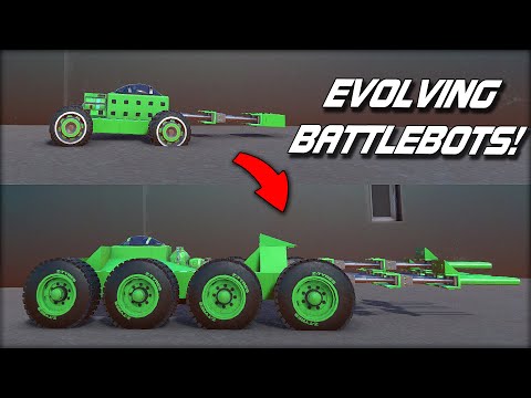 Evolving the Best BattleBot by Survival of the Fittest! (Trailmakers Multiplayer Gameplay)