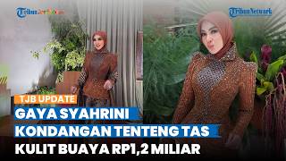 Dibalut Emas dan Kulit Buaya, Potret Syahrini Kondangan Tenteng Tas Rp1,2 Miliar Jadi Sorotan