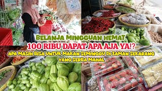 Download lagu WHAT CAN YOU GET WITH A WEEKLY SHOPPING OF 100,000 IDR IN THESE DAYS? ⁉️ | WILL YOU STILL BE ABLE... mp3