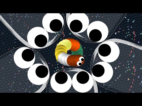 SLITHER.IO - INVISIBLE NINJA SKIN 2.0 GAMEPLAY - SMALL SNAKE VS GIANT SNAKE - 2B SCORE WORLD RECORD