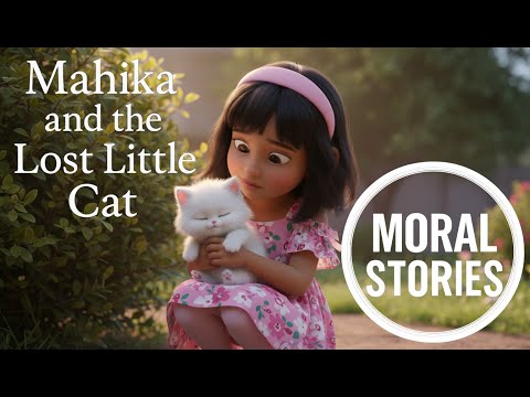 Mahika and the lost little cat🐱#moralstories #catstory #kidsvideo #storytime #bedtimestories#empathy