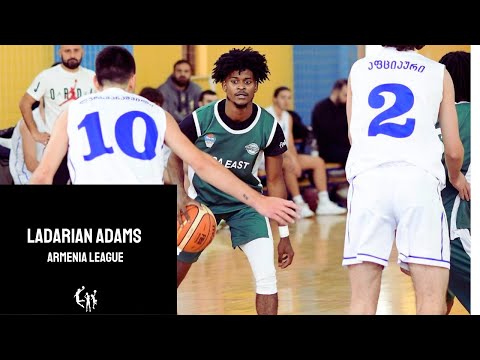 Ladarian Adams Armenia League Highlights vs. TSMU Georgia
