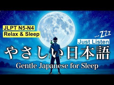 Learn Japanese While You Sleep | Gentle Folktales (JLPT N5–N4)