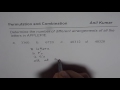 Permutation Of Words Selecting Letters From APPLEPIE