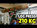 Our Heaviest Log Press of 2021