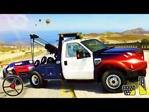 Offroad US Police Tow Truck Transport Simulator 2019 - 4x4 Rescue Trucks Driving | Android Gameplay