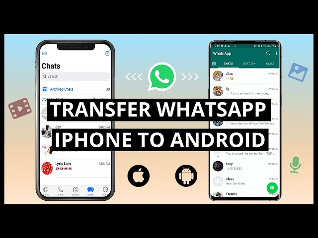 Transfer WhatsApp from iPhone to Android Directly (Fast!)