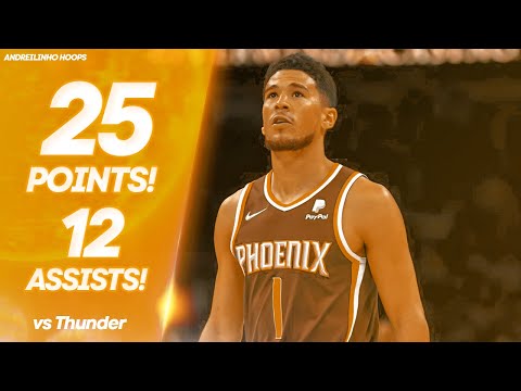 Devin Booker Full Highlights vs Thunder ● 25 POINTS & 12 ASSISTS! ● 24.02.22 ● 1080P 60 FPS