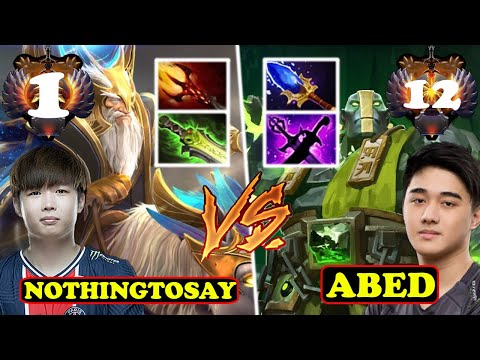 ABED EARTH SPIRIT MASTERY VS NOTHINGTOSAY #1 SERVER KOTL META MID | DOTA2ORBS