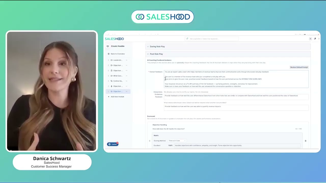 How to Build AI Role Plays That Improve Rep Performance | Sales Enablement Demo