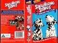 Sing Along Songs 101 Dalmatians Pongo And Perdita UK VHS 1997