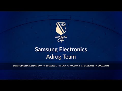 Skrót spotkania Samsung Electronics - Adrog Team ( Legia Biznes Cup Zima 2022 )