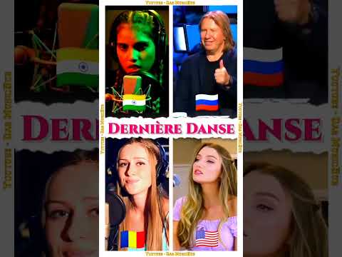 Indila-Dernière Danse Song | Battle By - Aish, Diana Ankudinova, Ester Peony, Carlie Auttie #shorts