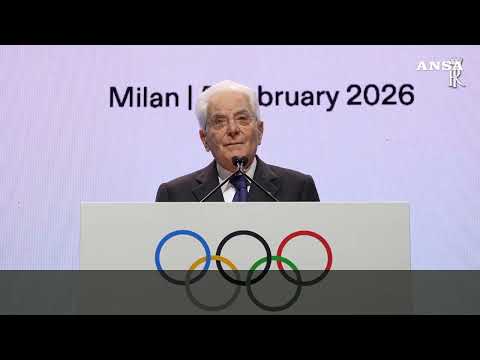 MilanoCortina, Mattarella: "Values ​​inspire relations between countries." #ansa #news #milanocor...