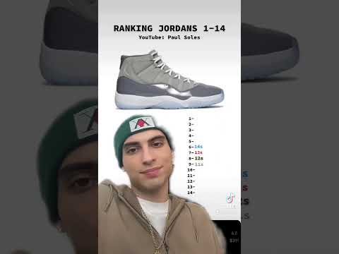 Ranking Jordan 1-14s 👟 #sneakers
