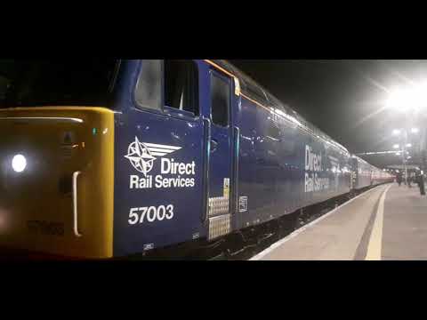 class 57003 and class 57003 DRS with a 2 tone