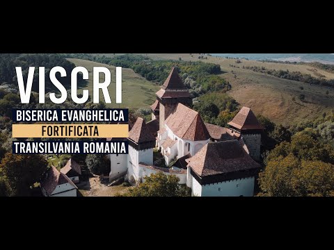 Viscri, Biserica Fortificata | Village of Viscri, Romania | Drona