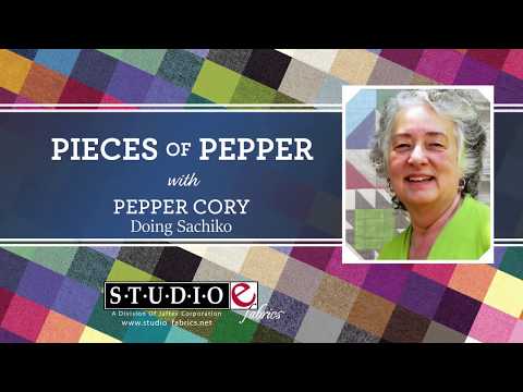 Pieces of Pepper: Peppered Cottons and Beginning Sashiko