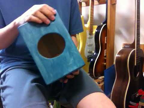 Homemade DIY mini Cajon